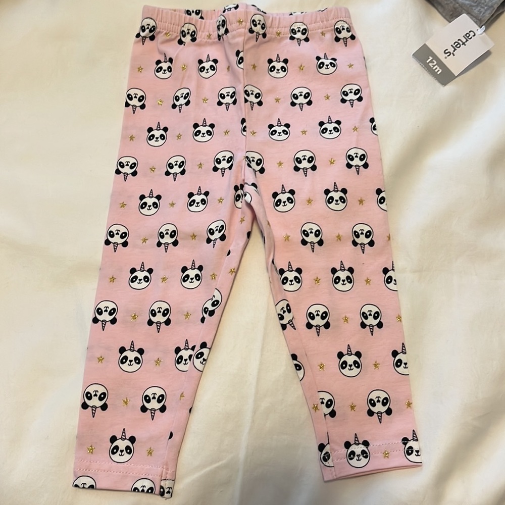 Carters baby girl panda outfit bundle - Picture 3 of 16